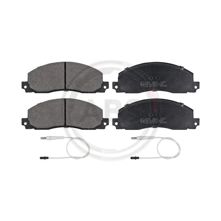 Stabdžių trinkelių rinkinys, diskinis stabdys A.B.S. 36570