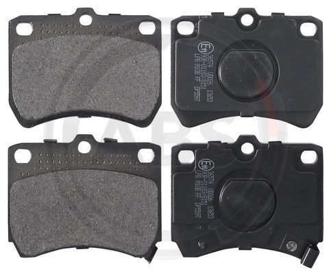 Stabdžių trinkelių rinkinys, diskinis stabdys A.B.S. 36574