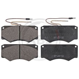 Stabdžių trinkelių rinkinys, diskinis stabdys A.B.S. 36590/1