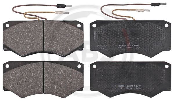 Stabdžių trinkelių rinkinys, diskinis stabdys A.B.S. 36590/1