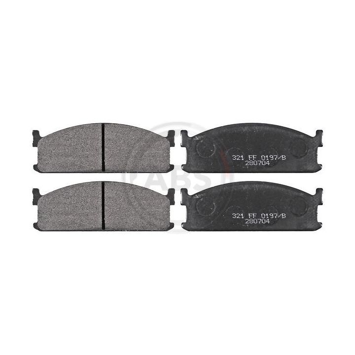 Stabdžių trinkelių rinkinys, diskinis stabdys A.B.S. 36593