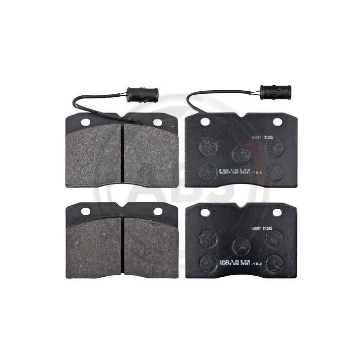 Stabdžių trinkelių rinkinys, diskinis stabdys A.B.S. 36597