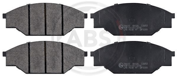 Stabdžių trinkelių rinkinys, diskinis stabdys A.B.S. 36603