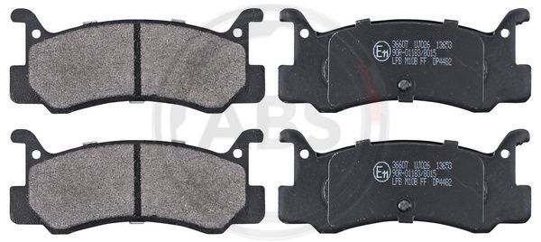 Stabdžių trinkelių rinkinys, diskinis stabdys A.B.S. 36607