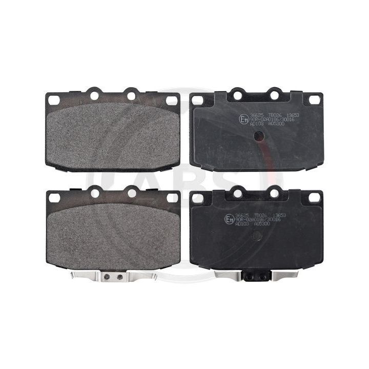 Stabdžių trinkelių rinkinys, diskinis stabdys A.B.S. 36625