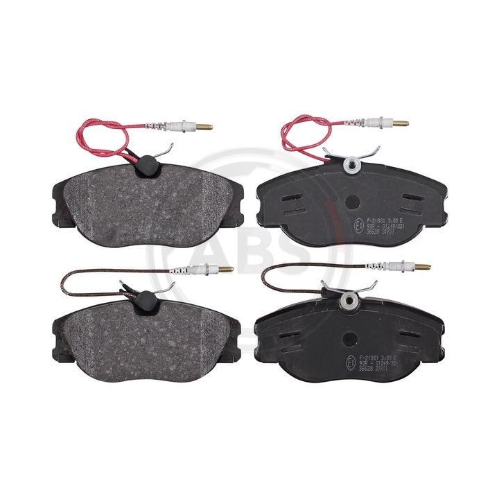 Stabdžių trinkelių rinkinys, diskinis stabdys A.B.S. 36628