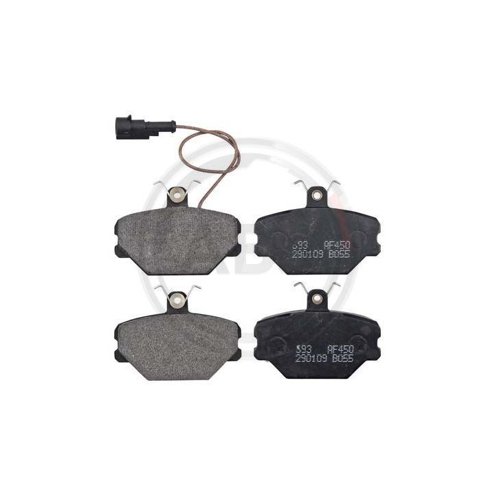 Stabdžių trinkelių rinkinys, diskinis stabdys A.B.S. 36630