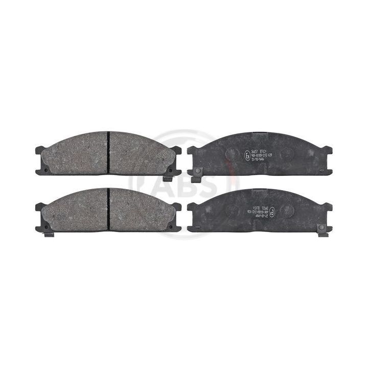 Stabdžių trinkelių rinkinys, diskinis stabdys A.B.S. 36657