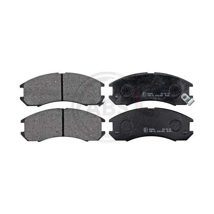 Stabdžių trinkelių rinkinys, diskinis stabdys A.B.S. 36666