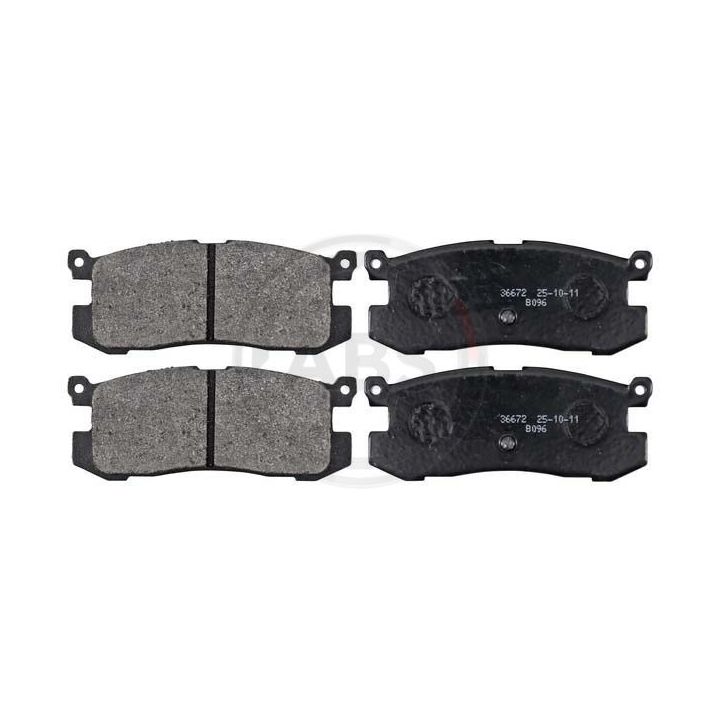 Stabdžių trinkelių rinkinys, diskinis stabdys A.B.S. 36672