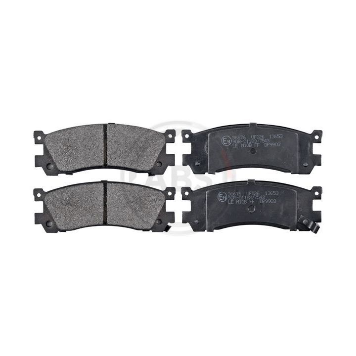 Stabdžių trinkelių rinkinys, diskinis stabdys A.B.S. 36676