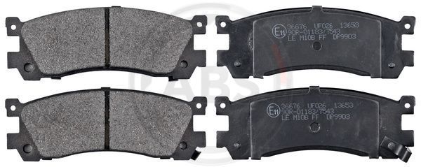 Stabdžių trinkelių rinkinys, diskinis stabdys A.B.S. 36676