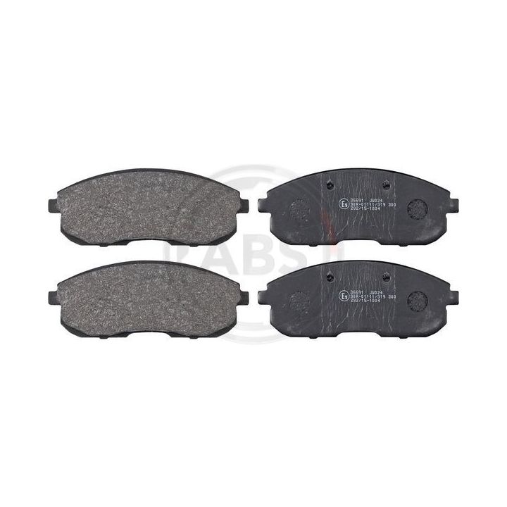 Stabdžių trinkelių rinkinys, diskinis stabdys A.B.S. 36691