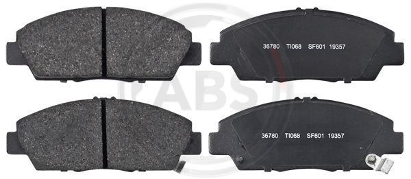 Stabdžių trinkelių rinkinys, diskinis stabdys A.B.S. 36780