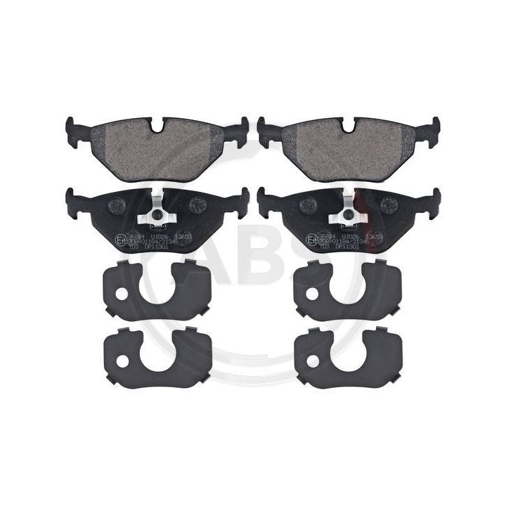 Stabdžių trinkelių rinkinys, diskinis stabdys A.B.S. 36824