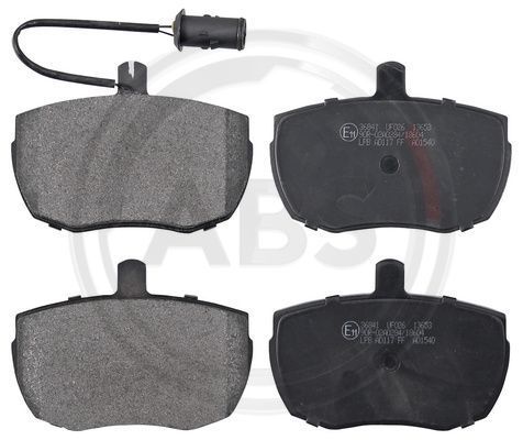 Stabdžių trinkelių rinkinys, diskinis stabdys A.B.S. 36841