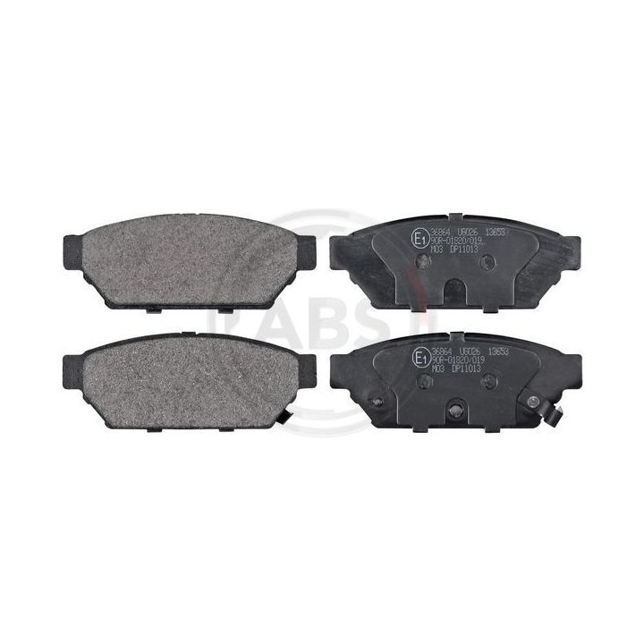 Stabdžių trinkelių rinkinys, diskinis stabdys A.B.S. 36864