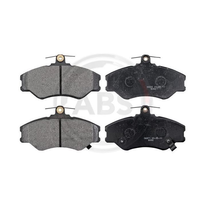 Stabdžių trinkelių rinkinys, diskinis stabdys A.B.S. 36871