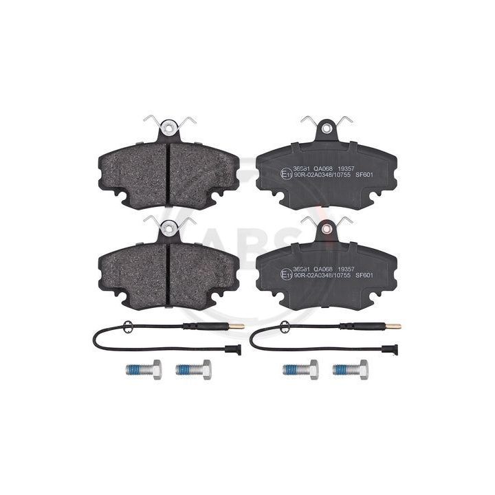 Stabdžių trinkelių rinkinys, diskinis stabdys A.B.S. 36881