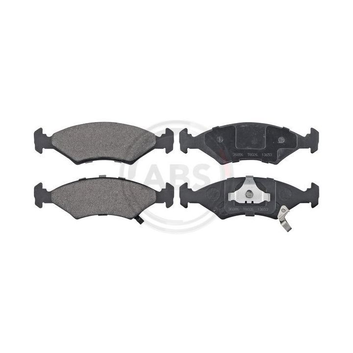 Stabdžių trinkelių rinkinys, diskinis stabdys A.B.S. 36886