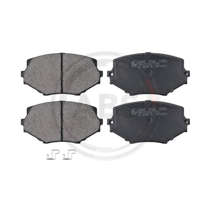 Stabdžių trinkelių rinkinys, diskinis stabdys A.B.S. 36889