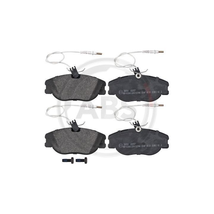 Stabdžių trinkelių rinkinys, diskinis stabdys A.B.S. 36899