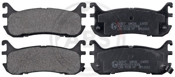 Stabdžių trinkelių rinkinys, diskinis stabdys A.B.S. 36927