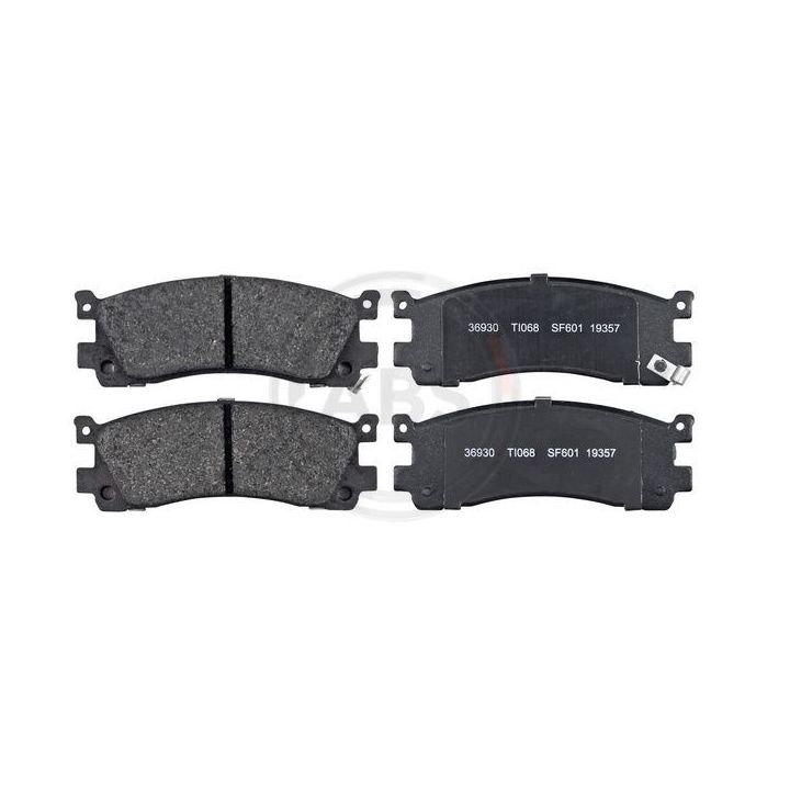 Stabdžių trinkelių rinkinys, diskinis stabdys A.B.S. 36930