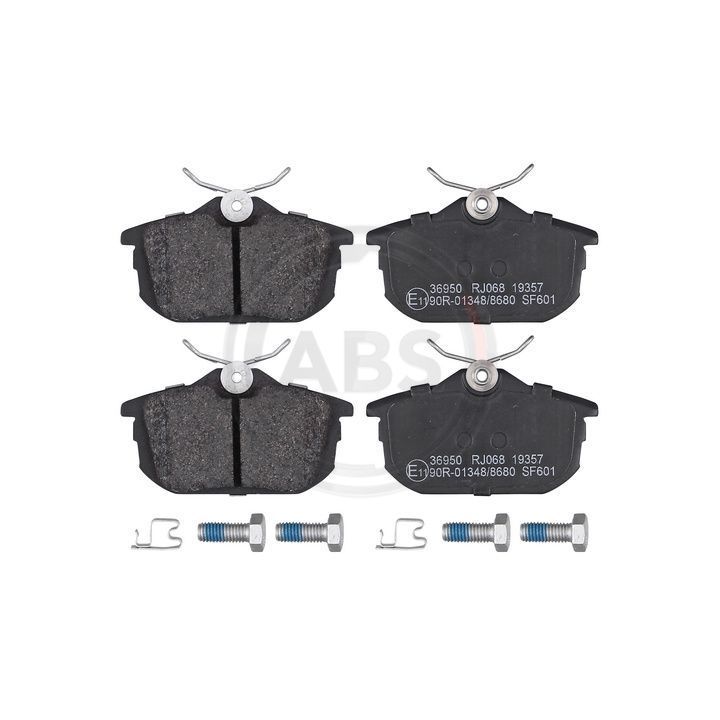 Stabdžių trinkelių rinkinys, diskinis stabdys A.B.S. 36950