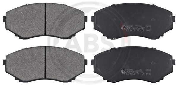 Stabdžių trinkelių rinkinys, diskinis stabdys A.B.S. 36995