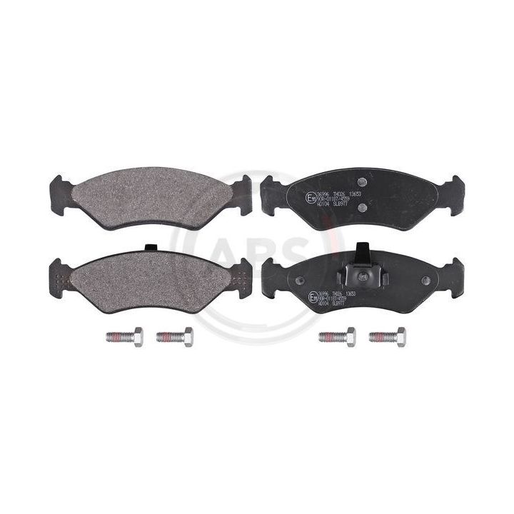 Stabdžių trinkelių rinkinys, diskinis stabdys A.B.S. 36996