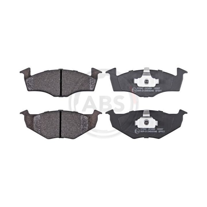 Stabdžių trinkelių rinkinys, diskinis stabdys A.B.S. 37092