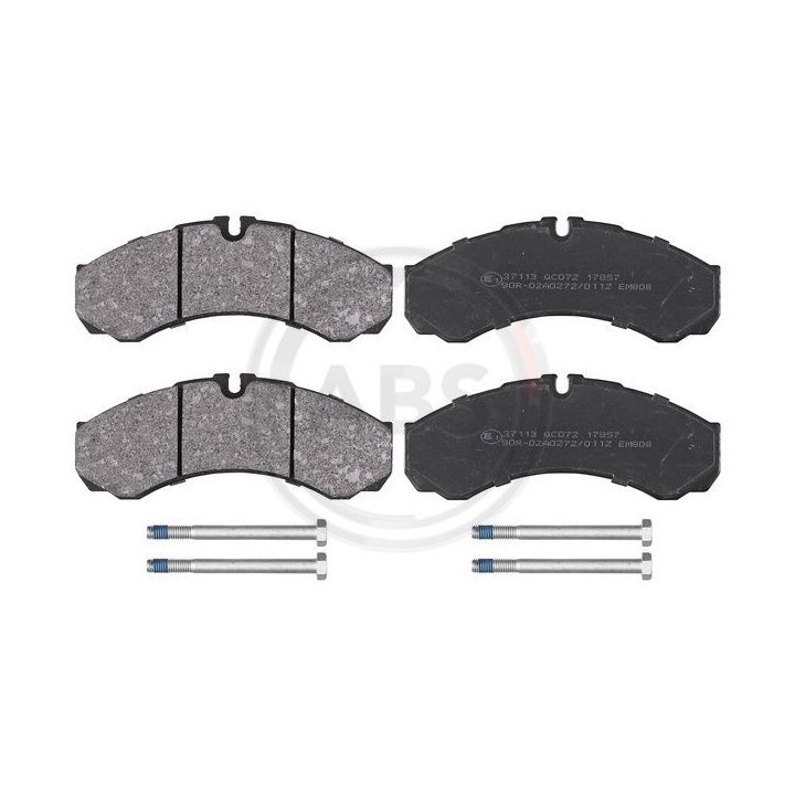 Stabdžių trinkelių rinkinys, diskinis stabdys A.B.S. 37113