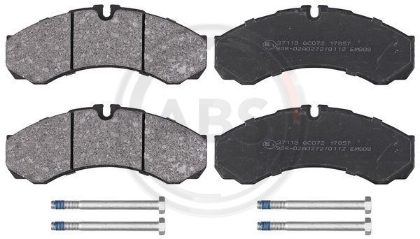 Stabdžių trinkelių rinkinys, diskinis stabdys A.B.S. 37113