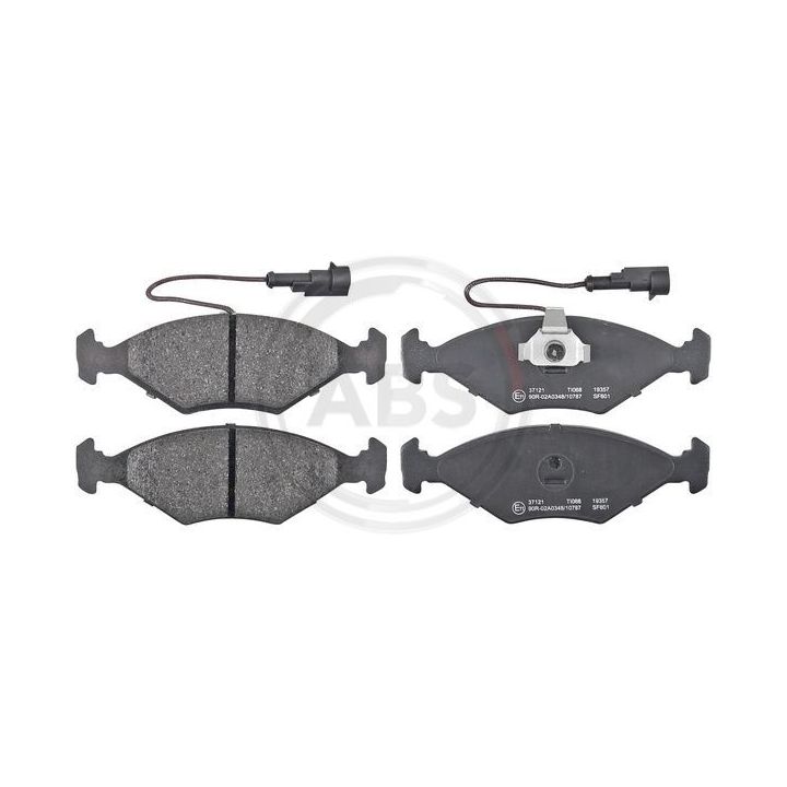 Stabdžių trinkelių rinkinys, diskinis stabdys A.B.S. 37121