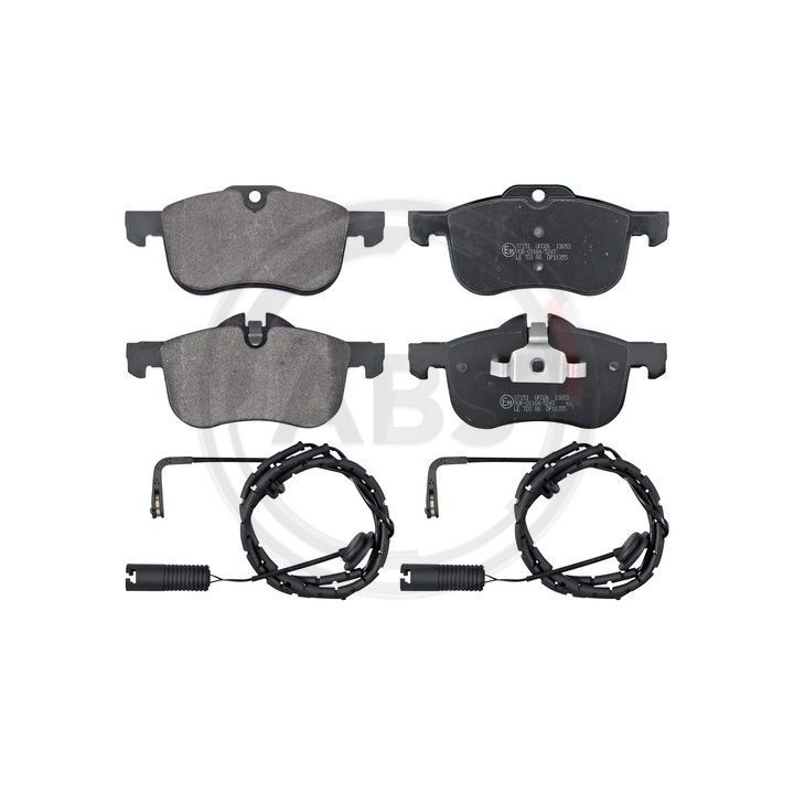 Stabdžių trinkelių rinkinys, diskinis stabdys A.B.S. 37151