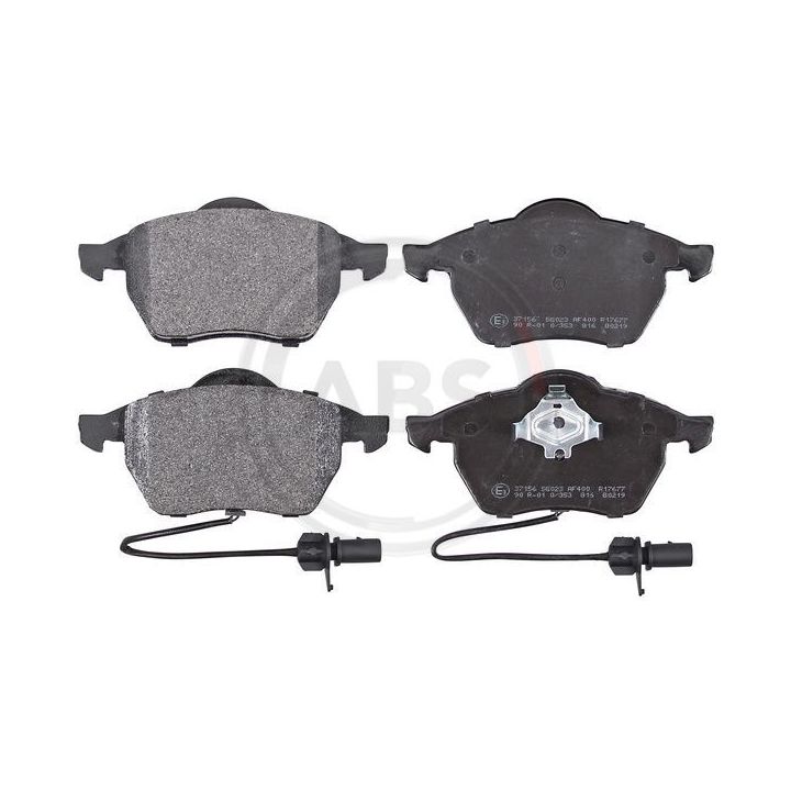 Stabdžių trinkelių rinkinys, diskinis stabdys A.B.S. 37156