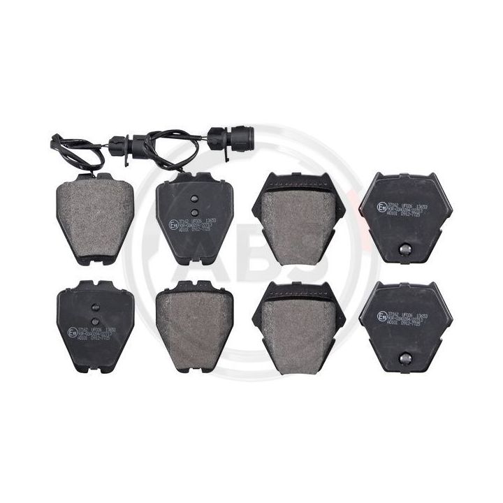 Stabdžių trinkelių rinkinys, diskinis stabdys A.B.S. 37162