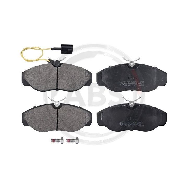 Stabdžių trinkelių rinkinys, diskinis stabdys A.B.S. 37172