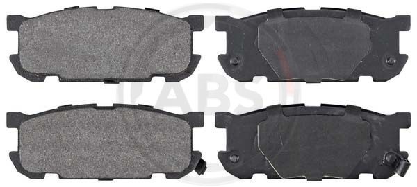 Stabdžių trinkelių rinkinys, diskinis stabdys A.B.S. 37190