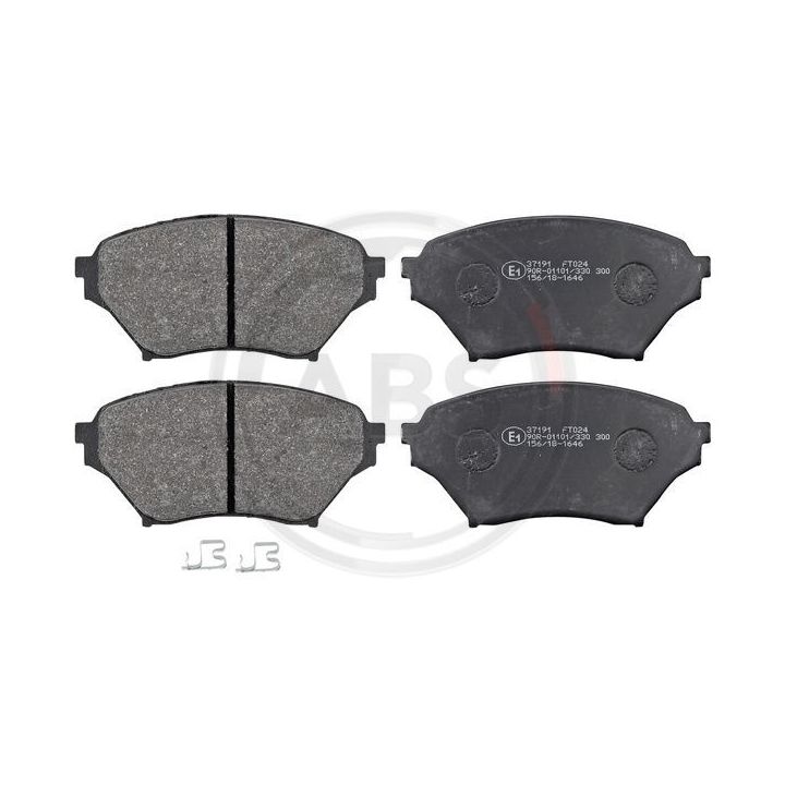 Stabdžių trinkelių rinkinys, diskinis stabdys A.B.S. 37191