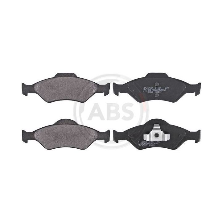 Stabdžių trinkelių rinkinys, diskinis stabdys A.B.S. 37196