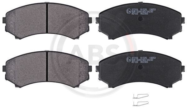 Stabdžių trinkelių rinkinys, diskinis stabdys A.B.S. 37203