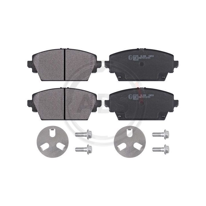 Stabdžių trinkelių rinkinys, diskinis stabdys A.B.S. 37205