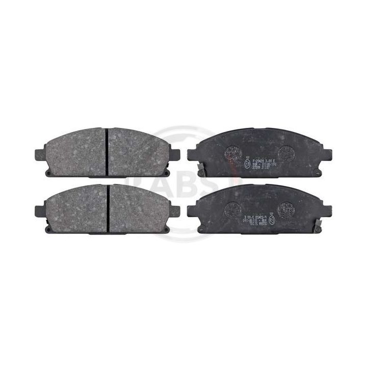 Stabdžių trinkelių rinkinys, diskinis stabdys A.B.S. 37209