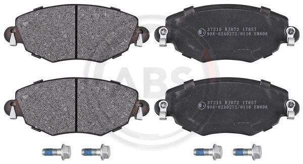 Stabdžių trinkelių rinkinys, diskinis stabdys A.B.S. 37215