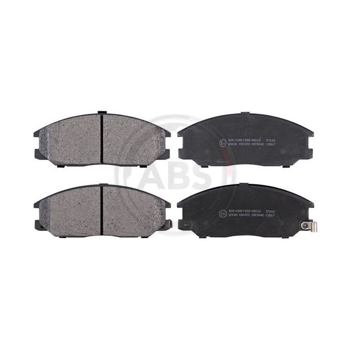 Stabdžių trinkelių rinkinys, diskinis stabdys A.B.S. 37242