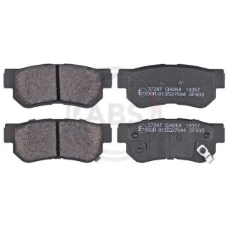 Stabdžių trinkelių rinkinys, diskinis stabdys A.B.S. 37247