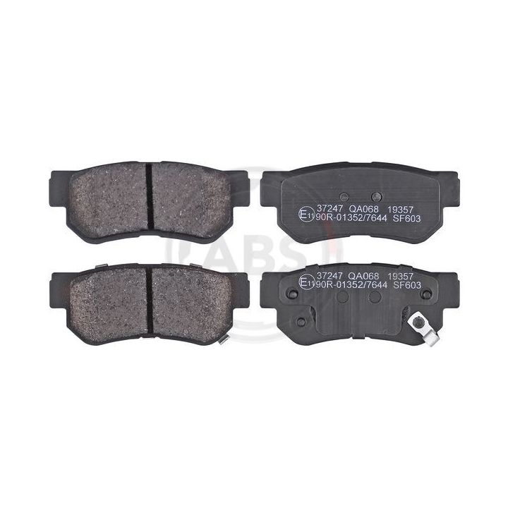 Stabdžių trinkelių rinkinys, diskinis stabdys A.B.S. 37247