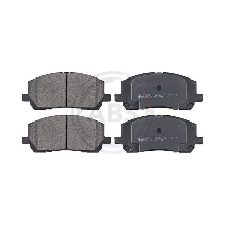 Stabdžių trinkelių rinkinys, diskinis stabdys A.B.S. 37260